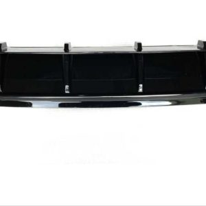 MERCEDES W176 2016-2018 A45 ДИФУЗЬОР С НАКРАЙНИЦИ (черен гланц) - СРЕБЪРНИ НАКРАЙНИЦИ (за спортна броня)