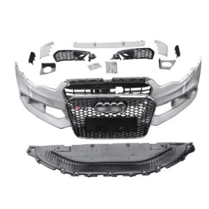 AUDI A6 2012-2014 RS6 ПРЕДНА БРОНЯ С РЕШЕТКА (хромирана рамка)